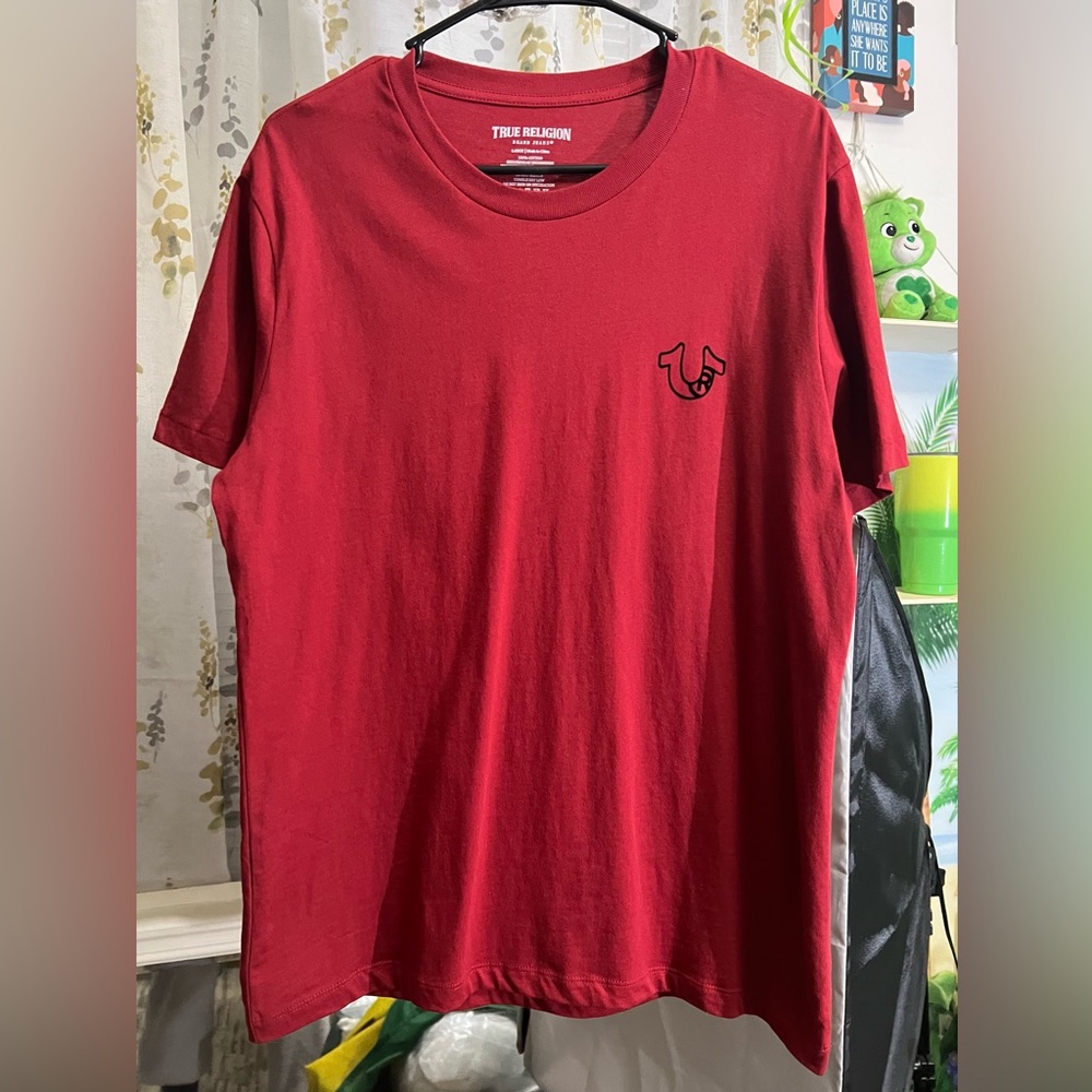 True Religion Classic Red Short Sleeve Tee